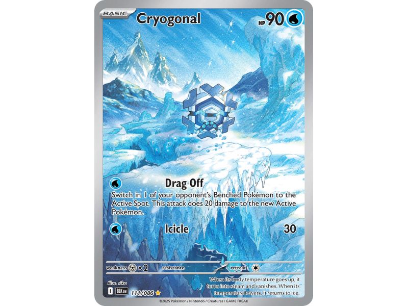 Cryogonal (Illustration Rare) – Black Bolt SV10.5 | Carta POKEMON en México