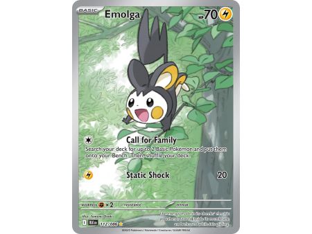 Emolga (Illustration Rare) – Black Bolt SV10.5 | Carta POKEMON en México