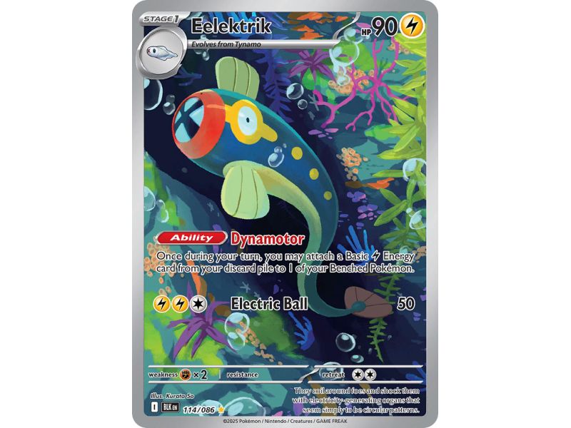 Eelektrik (Illustration Rare) – Black Bolt SV10.5 | Carta POKEMON en México