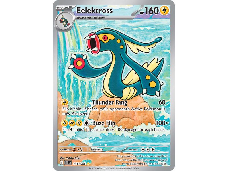 Eelektross (Illustration Rare) – Black Bolt SV10.5 | Carta POKEMON en México