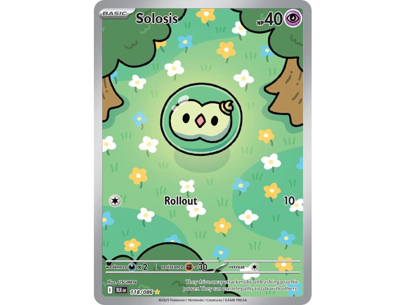 Solosis (Illustration Rare) – Black Bolt SV10.5 | Carta POKEMON en México