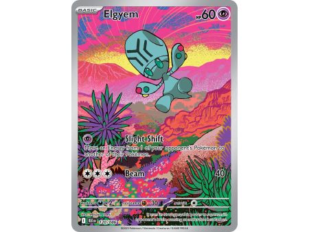 Elgyem (Illustration Rare) – Black Bolt SV10.5 | Carta POKEMON en México