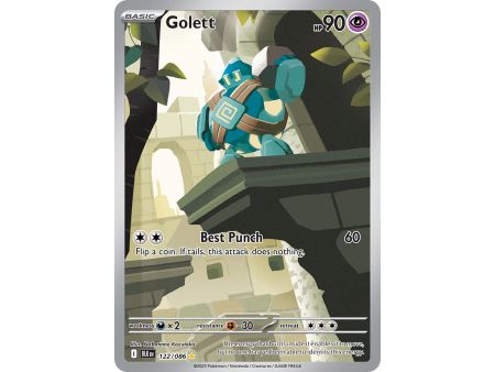 Golett (Illustration Rare) – Black Bolt SV10.5 | Carta POKEMON en México