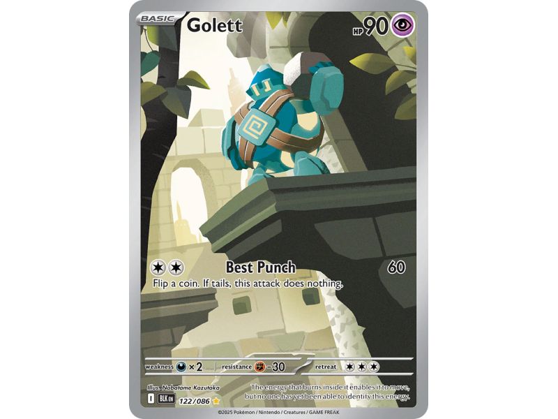Golett (Illustration Rare) – Black Bolt SV10.5 | Carta POKEMON en México