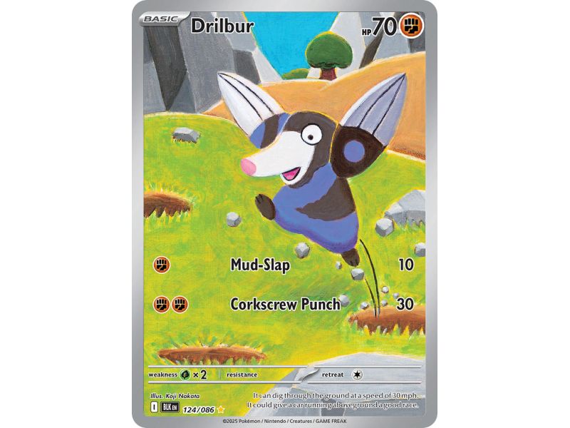 Drilbur (Illustration Rare) – Black Bolt SV10.5 | Carta POKEMON en México