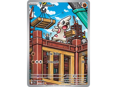 Timburr (Illustration Rare) – Black Bolt SV10.5 | Carta POKEMON en México