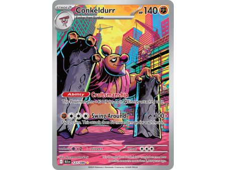 Conkeldurr (Illustration Rare) – Black Bolt SV10.5 | Carta POKEMON en México