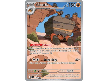Crustle (Illustration Rare) – Black Bolt SV10.5 | Carta POKEMON en México