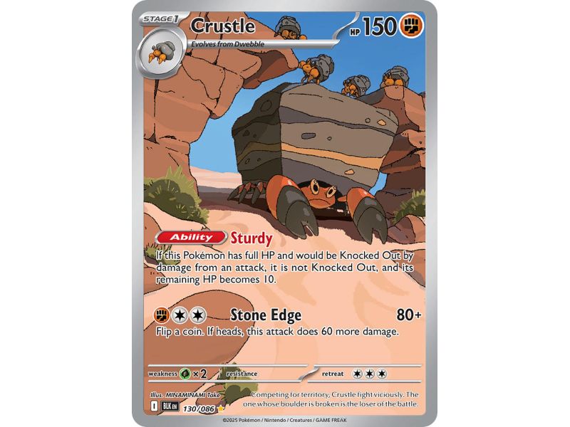 Crustle (Illustration Rare) – Black Bolt SV10.5 | Carta POKEMON en México