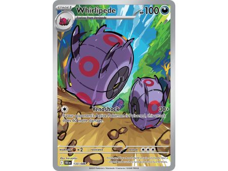 Whirlipede (Illustration Rare) – Black Bolt SV10.5 | Carta POKEMON en México