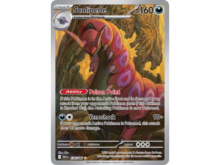 Scolipede (Illustration Rare) – Black Bolt SV10.5 | Carta POKEMON en México