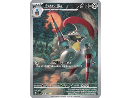 Escavalier (Illustration Rare) – Black Bolt SV10.5 | Carta POKEMON en México