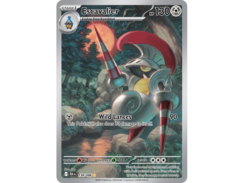 Escavalier (Illustration Rare) – Black Bolt SV10.5 | Carta POKEMON en México