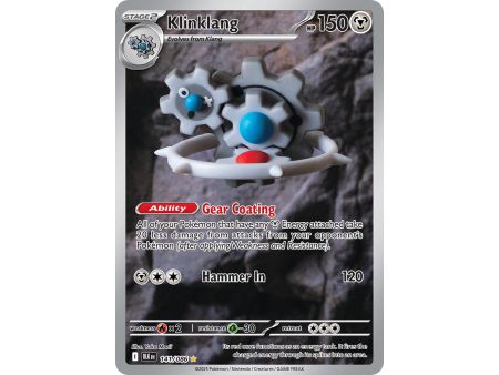 Klinklang (Illustration Rare) – Black Bolt SV10.5 | Carta POKEMON en México