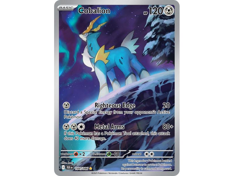 Cobalion (Illustration Rare) – Black Bolt SV10.5 | Carta POKEMON en México