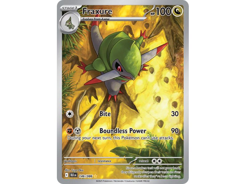 Fraxure (Illustration Rare) – Black Bolt SV10.5 | Carta POKEMON en México