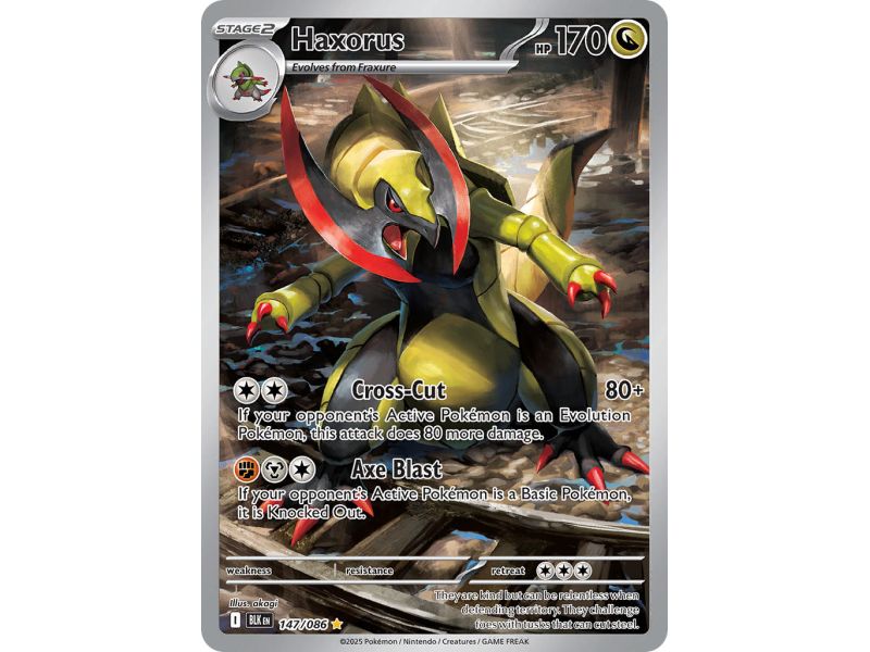 Haxorus (Illustration Rare) – Black Bolt SV10.5 | Carta POKEMON en México