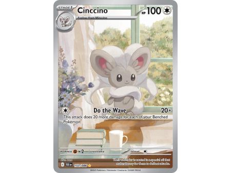 Cinccino (Illustration Rare) – Black Bolt SV10.5 | Carta POKEMON en México