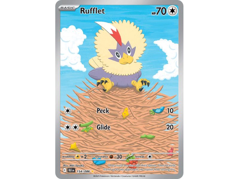 Rufflet (Illustration Rare) – Black Bolt SV10.5 | Carta POKEMON en México