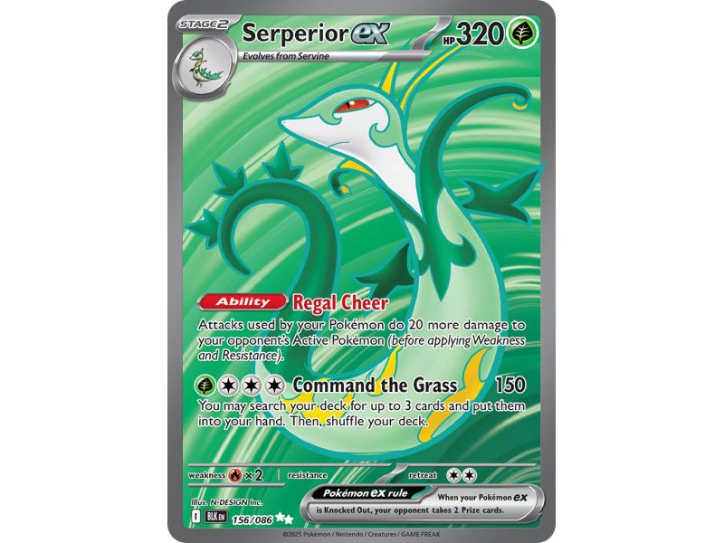 Serperior ex (Ultra Rare) – Black Bolt SV10.5 | Carta POKEMON en México