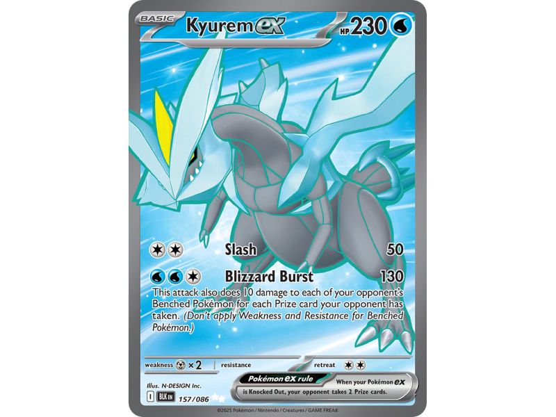 Kyurem ex (Ultra Rare) – Black Bolt SV10.5 | Carta POKEMON en México