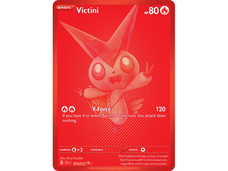 Victini (Black White Rare) – Black Bolt SV10.5 | Carta POKEMON en México