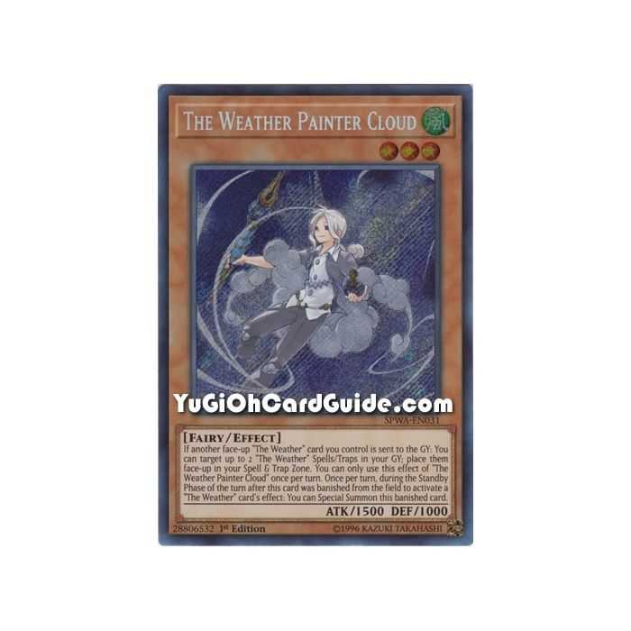 The Weather Painter Cloud (Secret Rare) – Spirit Warriors | Carta YUGIOH en México