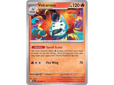 Volcarona (Rare/Reverse Holofoil) – Black Bolt SV10.5 | Carta POKEMON en México