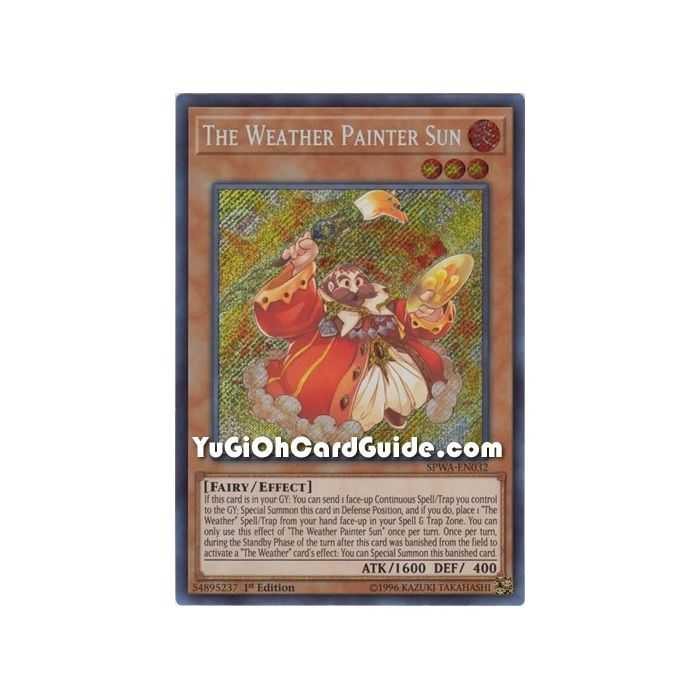 The Weather Painter Sun (Secret Rare) – Spirit Warriors | Carta YUGIOH en México