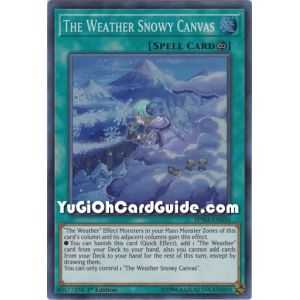 The Weather Snowy Canvas (Super Rare) – Spirit Warriors | Carta YUGIOH en México