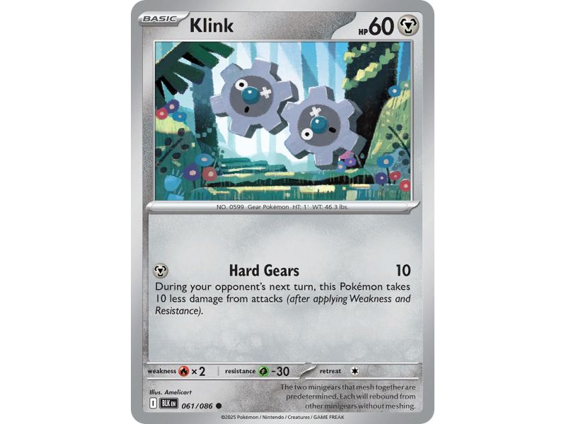 Klink (Common/Reverse Holofoil) – Black Bolt SV10.5 | Carta POKEMON en México