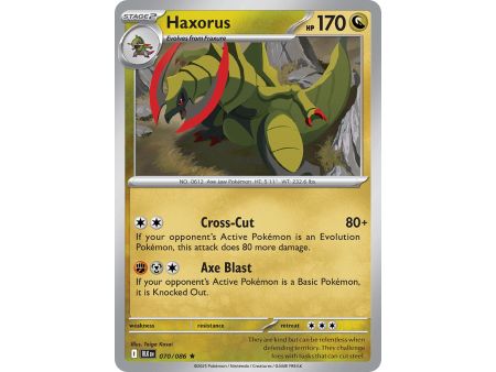 Haxorus (Rare/Reverse Holofoil) – Black Bolt SV10.5 | Carta POKEMON en México