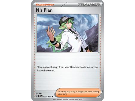 N's Plan (Uncommon/Reverse Holofoil) – Black Bolt SV10.5 | Carta POKEMON en México