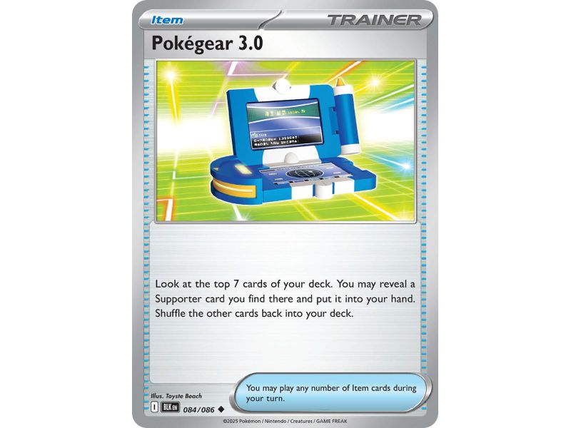 Pokegear 3.0 (Uncommon/Reverse Holofoil) – Black Bolt SV10.5 | Carta POKEMON en México