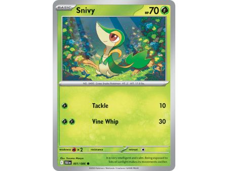 Snivy (Poke Ball Pattern) – Black Bolt SV10.5 | Carta POKEMON en México