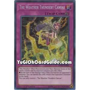 The Weather Thundery Canvas (Secret Rare) – Spirit Warriors | Carta YUGIOH en México
