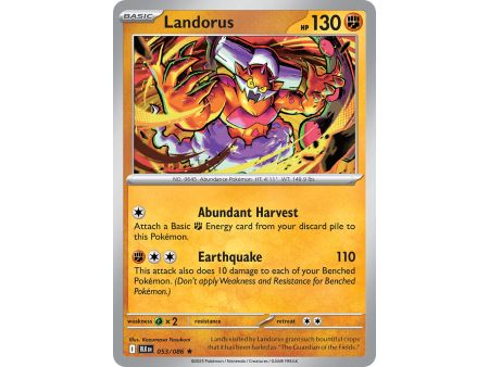 Landorus (Poke Ball Pattern) – Black Bolt SV10.5 | Carta POKEMON en México