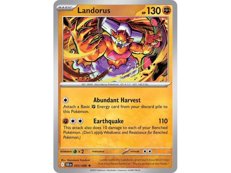 Landorus (Poke Ball Pattern) – Black Bolt SV10.5 | Carta POKEMON en México