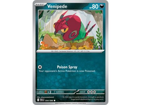 Venipede (Poke Ball Pattern) – Black Bolt SV10.5 | Carta POKEMON en México