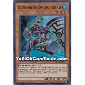 Legendary Six Samurai - Shinai (Super Rare) – Spirit Warriors | Carta YUGIOH en México