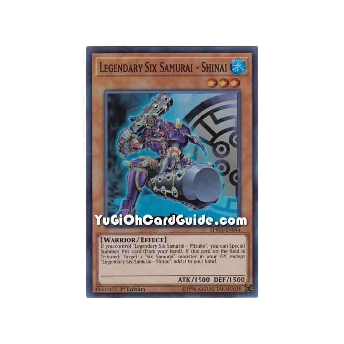 Legendary Six Samurai - Shinai (Super Rare) – Spirit Warriors | Carta YUGIOH en México