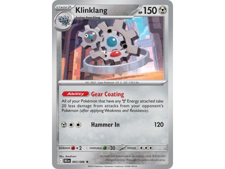 Klinklang (Poke Ball Pattern) – Black Bolt SV10.5 | Carta POKEMON en México