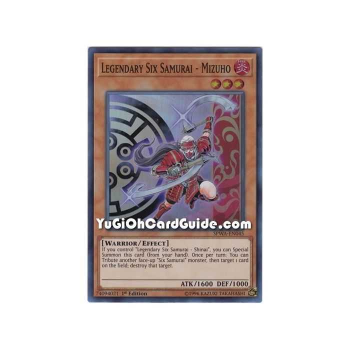 Legendary Six Samurai - Mizuho (Super Rare) – Spirit Warriors | Carta YUGIOH en México