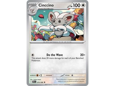 Cinccino (Poke Ball Pattern) – Black Bolt SV10.5 | Carta POKEMON en México