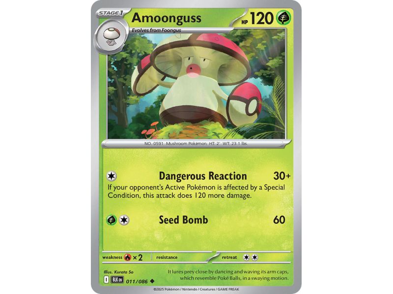 Amoonguss (Master Ball Pattern) – Black Bolt SV10.5 | Carta POKEMON en México