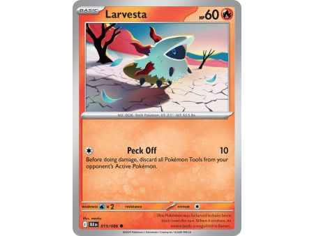 Larvesta (Master Ball Pattern) – Black Bolt SV10.5 | Carta POKEMON en México
