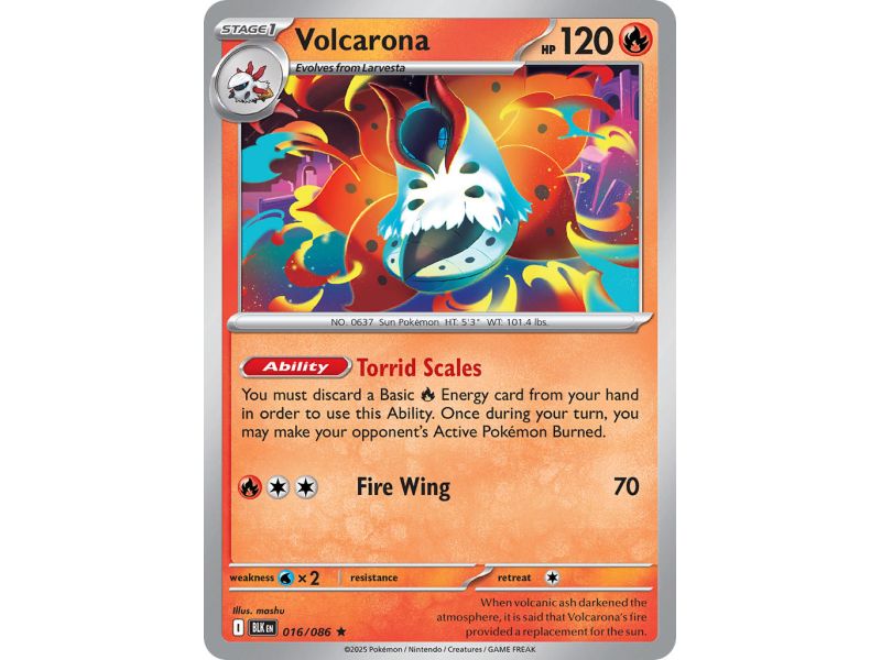 Volcarona (Master Ball Pattern) – Black Bolt SV10.5 | Carta POKEMON en México