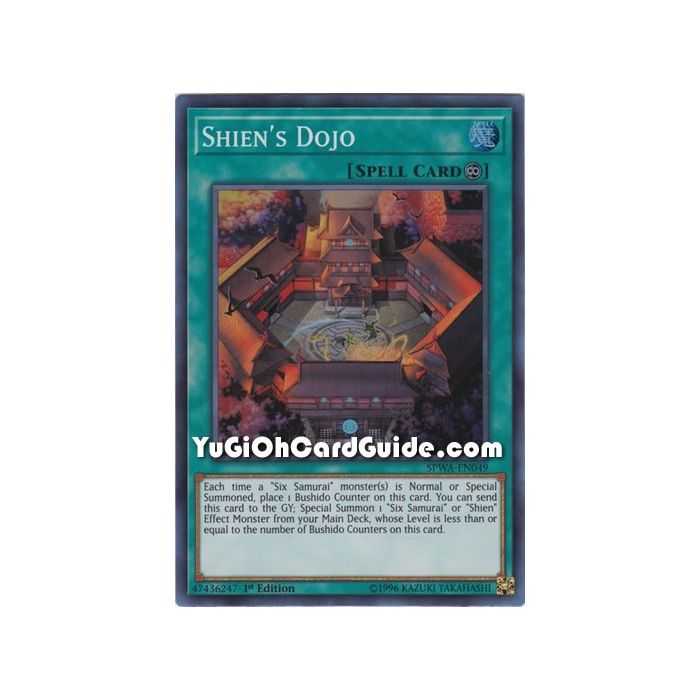 Shien's Dojo (Super Rare) – Spirit Warriors | Carta YUGIOH en México