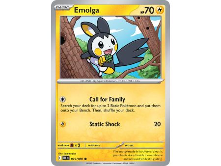 Emolga (Master Ball Pattern) – Black Bolt SV10.5 | Carta POKEMON en México