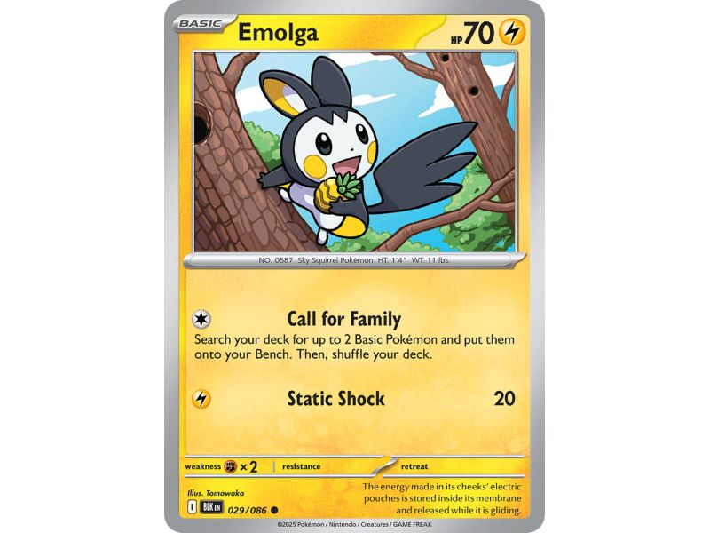Emolga (Master Ball Pattern) – Black Bolt SV10.5 | Carta POKEMON en México